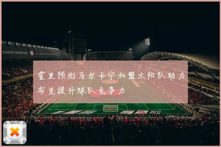 霍里预测马尔卡宁加盟太阳队助力布克提升球队竞争力